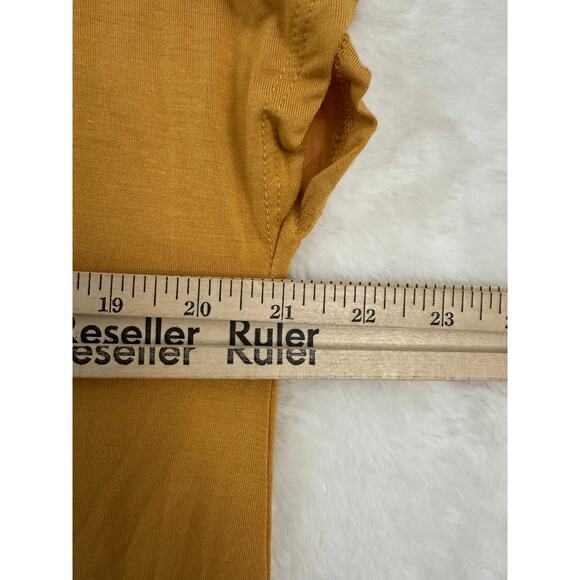 NWT Matilda Jane Gold Flowy Top L Bohemian Beachy - Picture 6 of 7